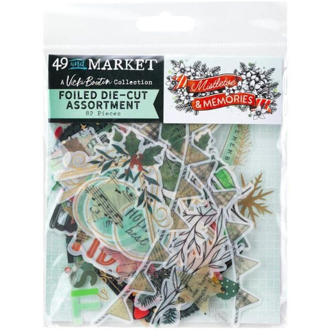 Mistletoe and Memories - Foiled Die Cuts