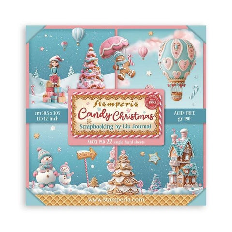 Candy Christmas - 12x12 Paper Pack - Single Sided