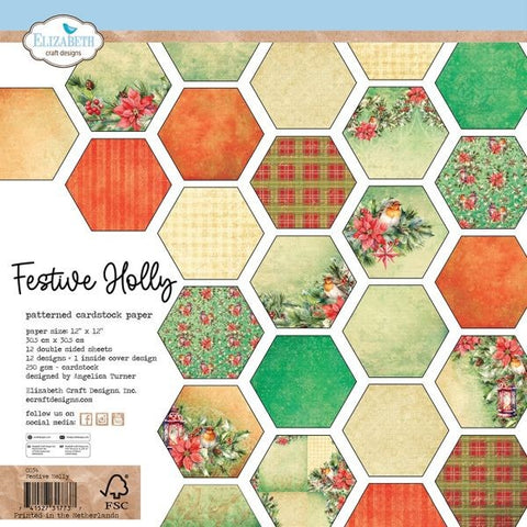 The Festive Holly Collection - Festive Holly - 12x12 Paper Pack