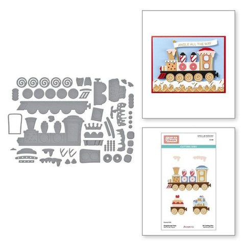 Candy Christmas Collection - Gingerbread Train Dies