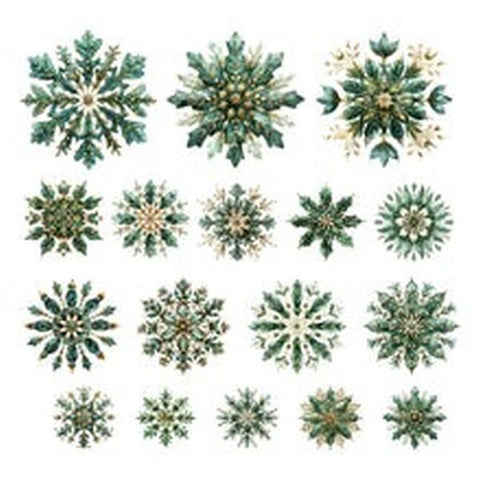 Golden Evergreen - Ephemera - Snowflakes
