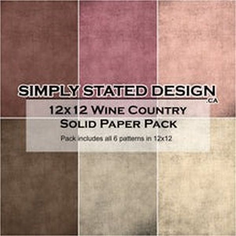 Wine Country - 12x12 Collection Pack - Solids
