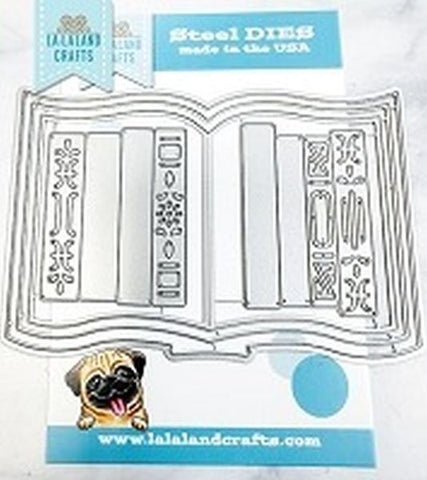 Open Book with Spines - Dies