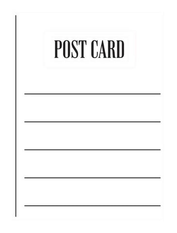 Postcard - Clear Stamp