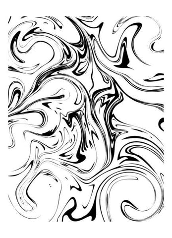Liquid Marble Background - Clear Stamp
