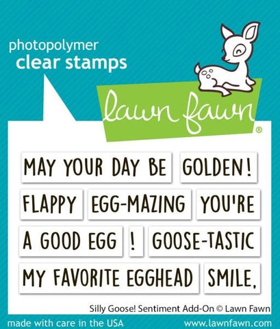 Silly Goose Sentiment Add On - Clear Stamps