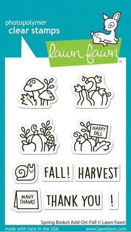 Spring Basket Add On:  Fall - Clear Stamps