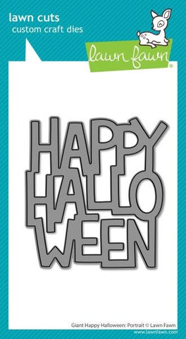 Giant Happy Halloween:  Portrait - Dies