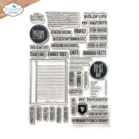 Botanical Blend Collection - About Me - Clear Stamps