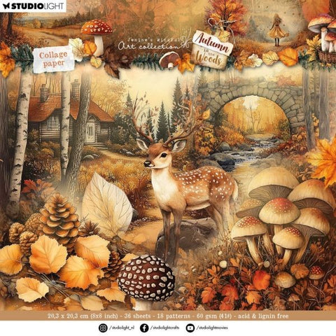 Autumn in the Woods - Backgrounds & Elements Collage Paper Pad
