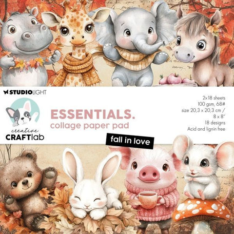 Fall in Love Essentials - Collage Paper Pad