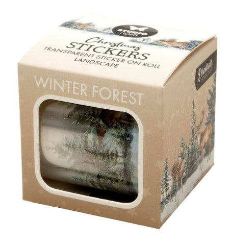 Winter Forest - Clear Stickers