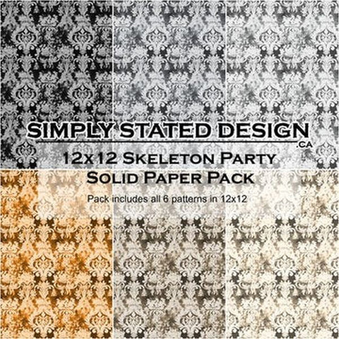 Skeleton Party - 12x12 Collection Pack - Solids