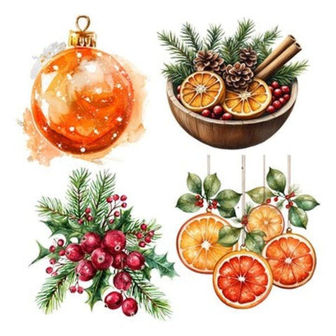 Christmas Citrus - Ephemera - XL