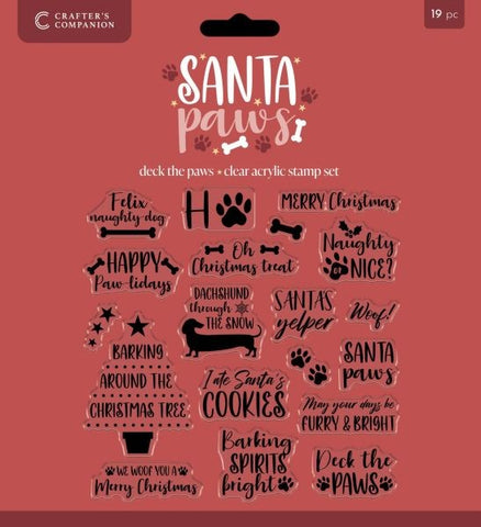 Santa Paws - Deck the Paws - Clear Stamps