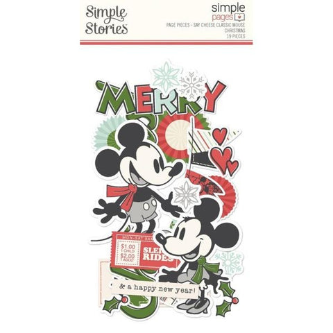 Say Cheese Classic Mouse Christmas - Simple Pages Page Pieces