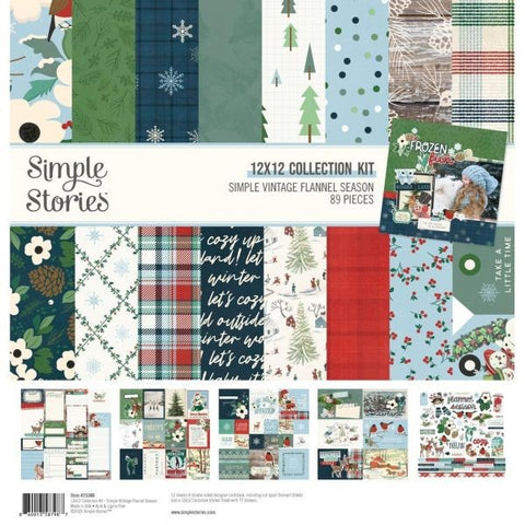 Simple Vintage Flannel Season - 12x12 Collection Kit
