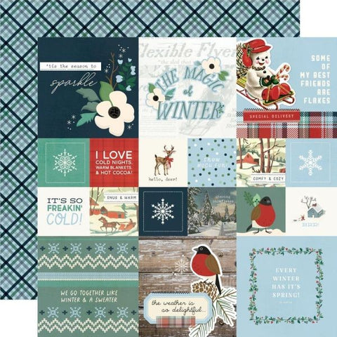 Simple Vintage Flannel Season - 2x2/4x4 Elements