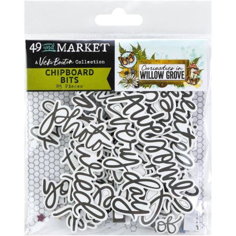 Curiosities in Willow Grove - Chipboard Bits