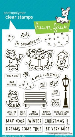 Caroling Mice - Clear Stamps