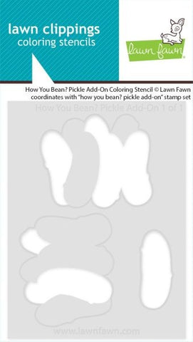 How You Bean?  Pickle Add On - Coloring Stencil