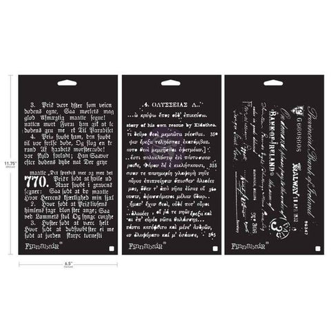 Stencil Set - Decadent Walls