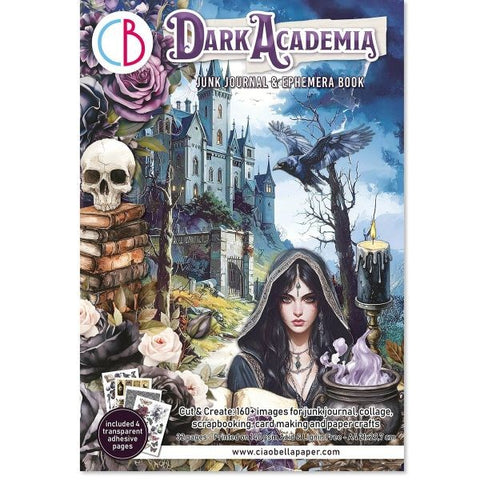 Dark Academia Junk Journal Ephemera Book