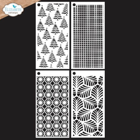 Golden Season - Journal Stencils - Set 9