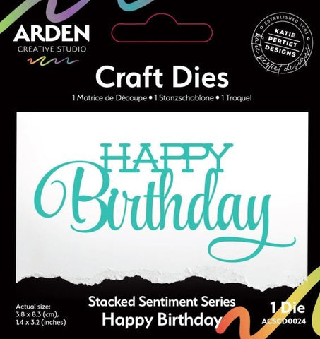 Sentiment Series - Stacked Happy Birthday
