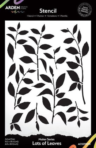Maker Series - Stencil - Lots of Leaves