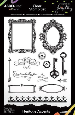 Heritage Accents - Clear Stamps