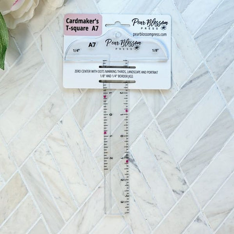 Cardmaker's T-Square Ruler - A7