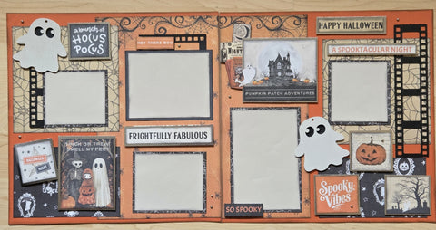 Frightfully Fabulous 12x12 Layout Kit