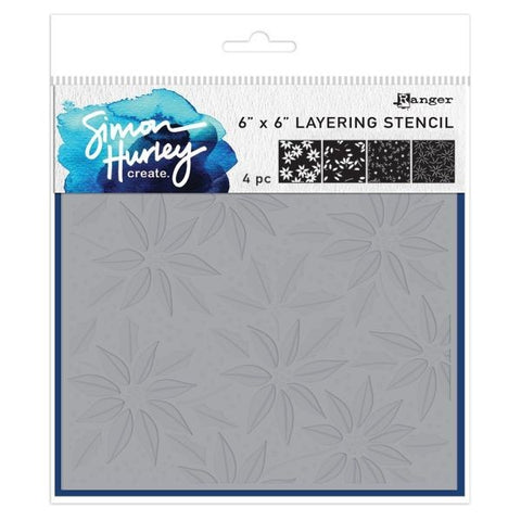 Festive Poinsettia - Layering Stencils