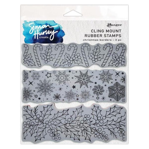 Christmas Borders - Cling Stamps