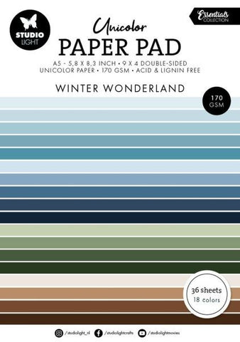 Winter Wonderland Essentials - Unicolor Paper Pad