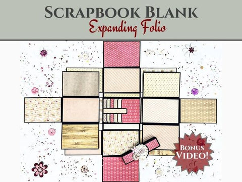 Expanding Folio Scrapbook Blanks - Kraft