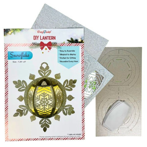 DIY Paper Lantern - Snowflake