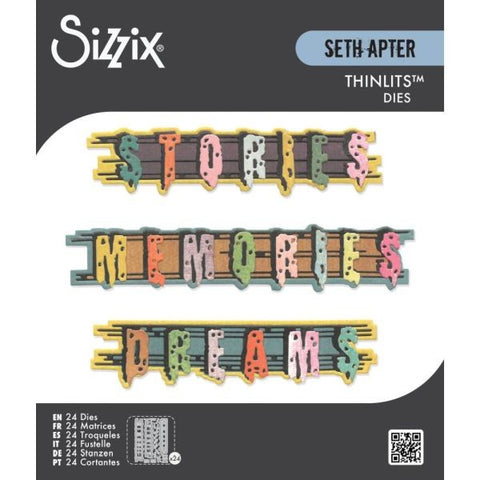 Word Wafers #2 - Thinlits Die Set