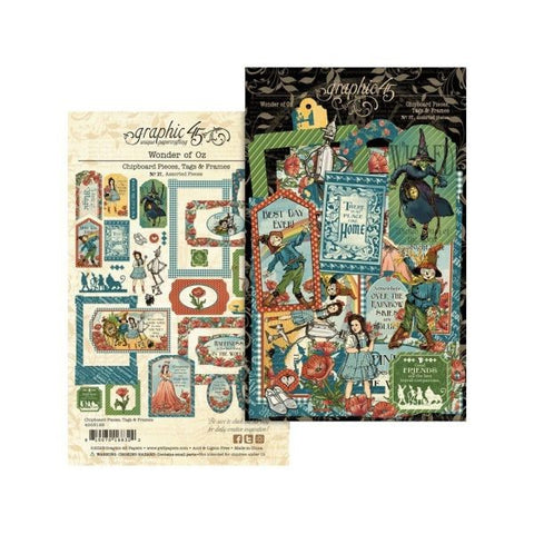 Wonder of Oz - Chipboard Tags & Frames