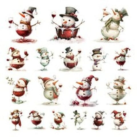 Tipsy Snowmen - Ephemera