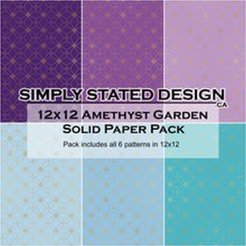 Amethyst Garden - 12x12 Collection Pack - Solids