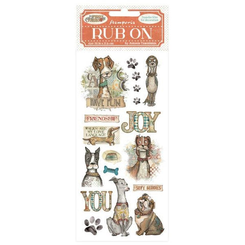 Furry Friends - Rub Ons - Dog