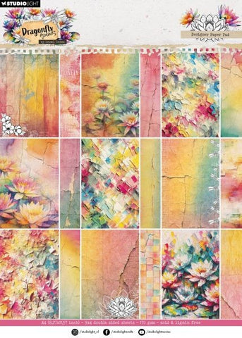 Dragonfly Dreams - Background Papers Paper Pad