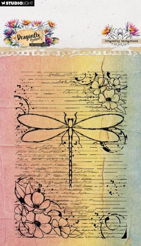 Dragonfly Dreams - Clear Stamps - Dragonfly Background