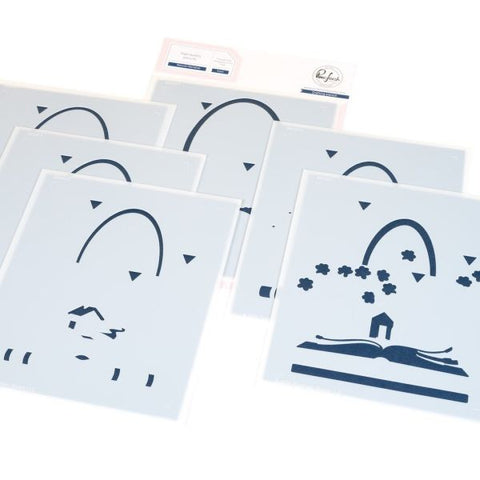 Nature's Narrative - Layering Stencils