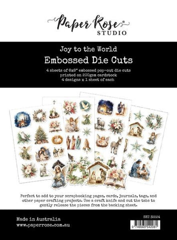 Joy to the World - Embossed Die Cuts