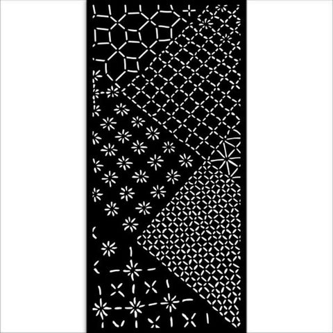 Quiet Days - Stencil - Mixed Tiles