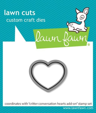 Crtitter Conversation Hearts - Add On - Dies