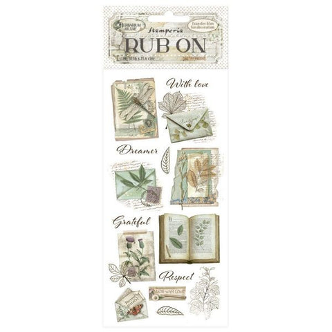 Herbarium Silvae - Rub Ons - Botanical Books